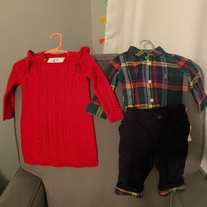 Boy/girl GAP Sweater Dress/Onesie/Corduroy Pants